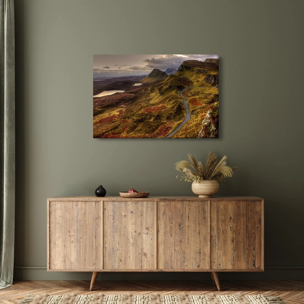 Tablou cu munții din Scoția (90x60 cm)