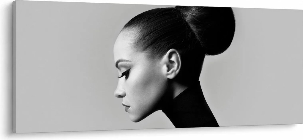 Tablou - Profilui femeii frumoase (120x50 cm)