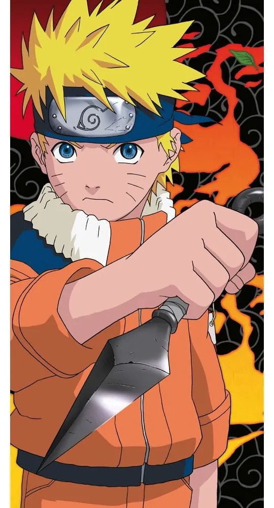 Prosop pentru copii, din bumbac 70x140 cm Naruto Uzumaki – Jerry Fabrics