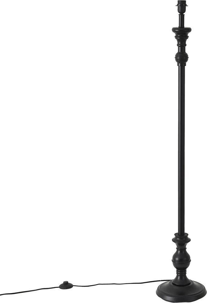 Lampă de podea clasică neagră fără abajur - Classico