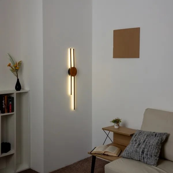 Aplică LED Brilagi WOODY COLLINE LED/15W/230V stejar