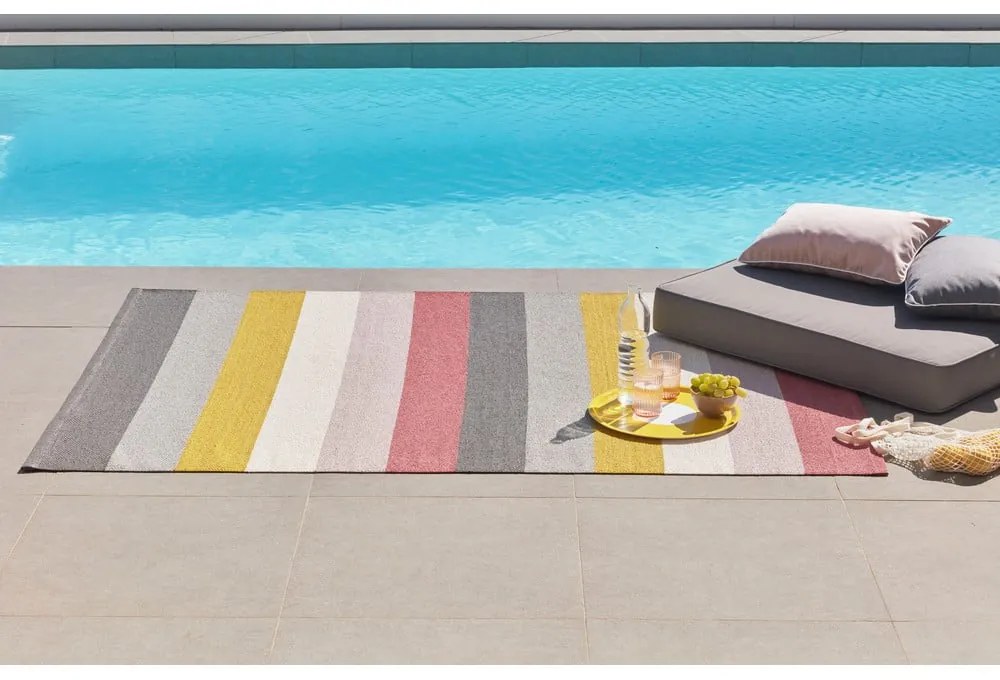 Pernă de grădină 38x58 cm Sunny Pale Rose – Pappelina