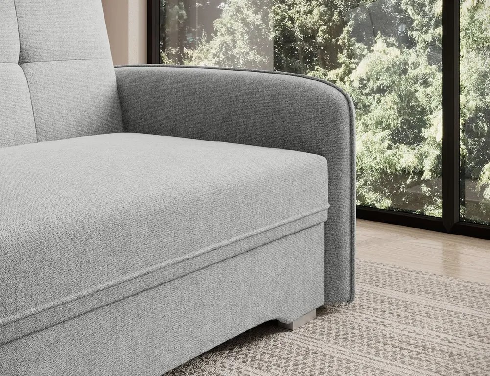 fotoliu extensibil LAINE, gri deschis