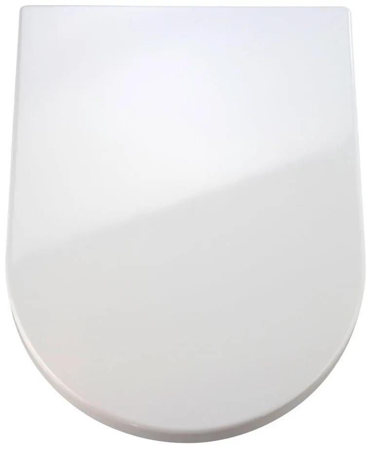 Capac WC cu închidere lentă Wenko Premium Palma, 46,5 x 35,7 cm, alb