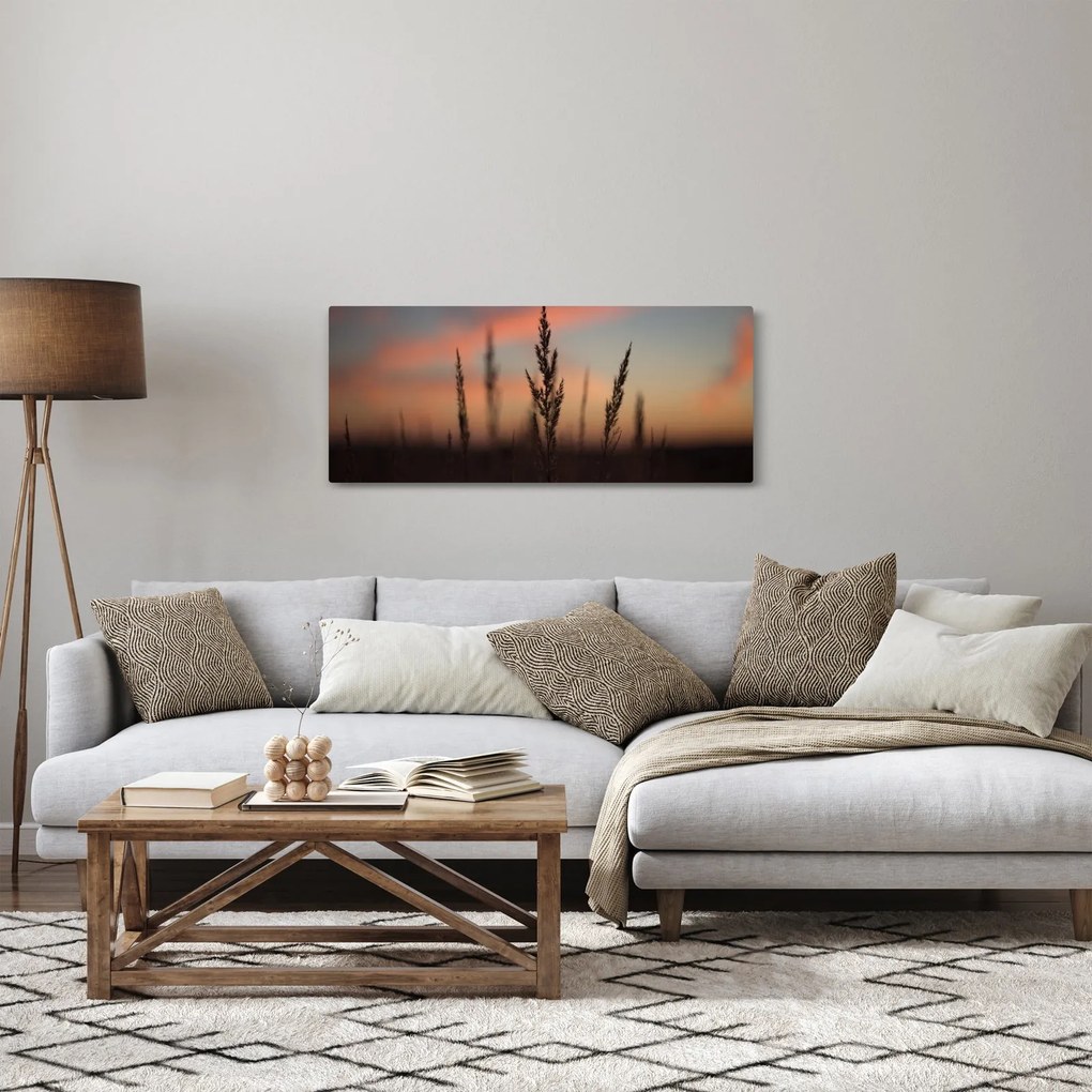 Tablou - Silueta plantei (120x50 cm)