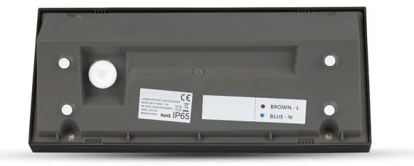 Aplică LED de exterior LED/12W/230V 4000K IP65 negru