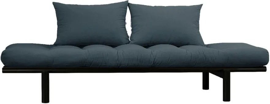 Canapea variabilă KARUP Design Pace Black, albastru petrol