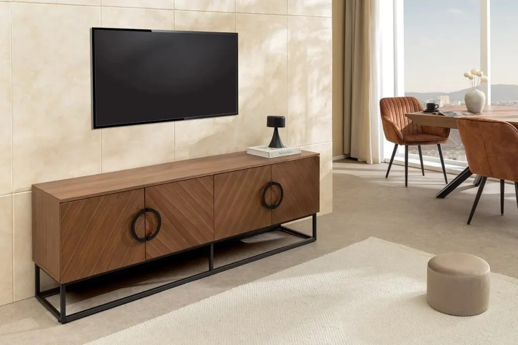 Comoda TV GRANDEZZA 180cm nuc natural