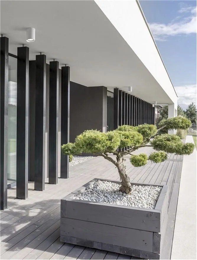 Plafoniera pentru exterior design modern IP54 Dara alb 8cm