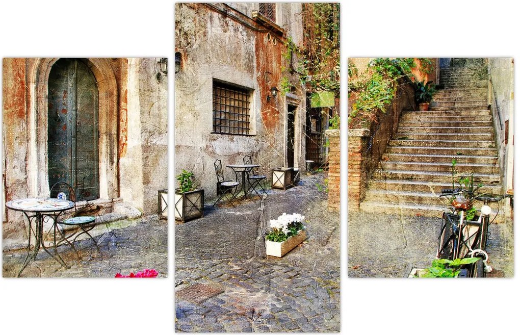 Tablou - Străzile vechi din Roma (90x60 cm)