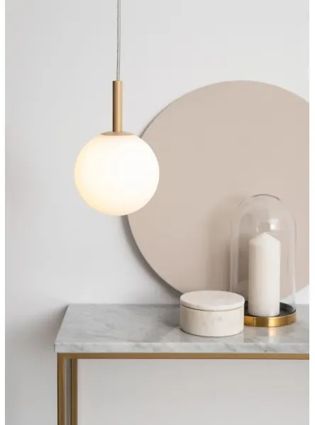 Lustră pe cablu GAMA 1xG9/12W/230V auriu