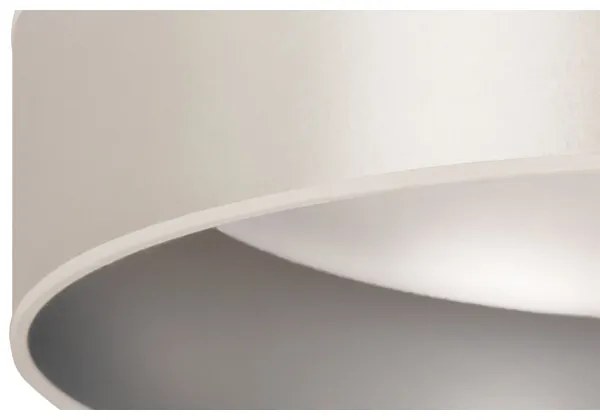 Plafonieră LED Duolla ROLLER LED/24W/230V d. 45 cm argintiu