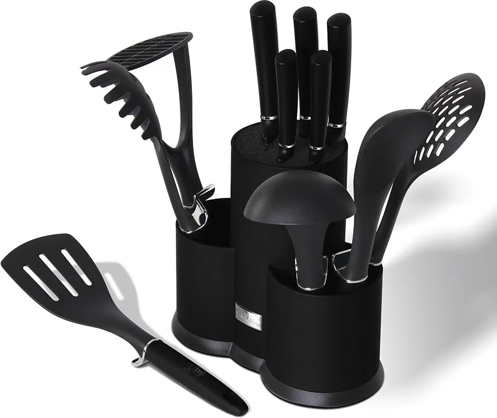 Set cutite si ustensile bucatarie Black Royal Berlinger Haus BH 6253