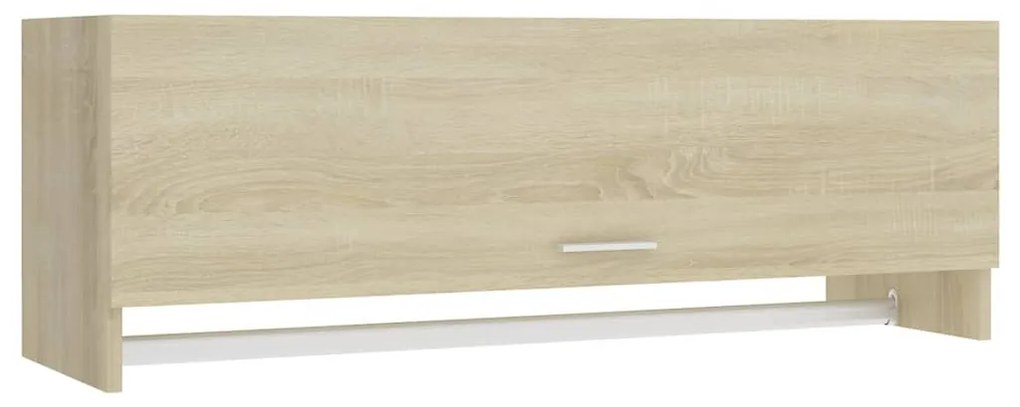 808236 vidaXL Șifonier, stejar sonoma, 100x32,5x35 cm, PAL