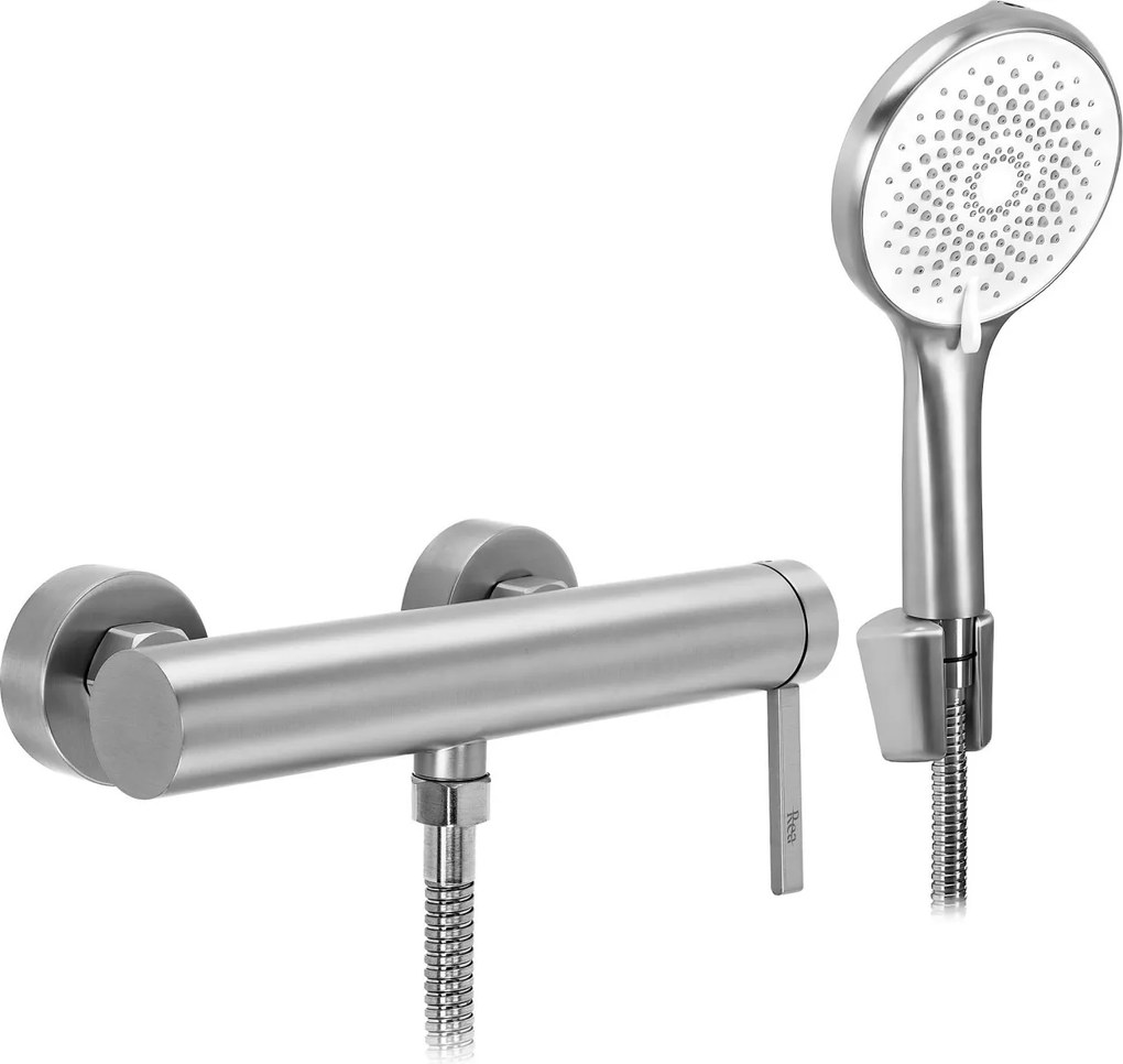 Baterie de duș REA Rivo Brush Nickel