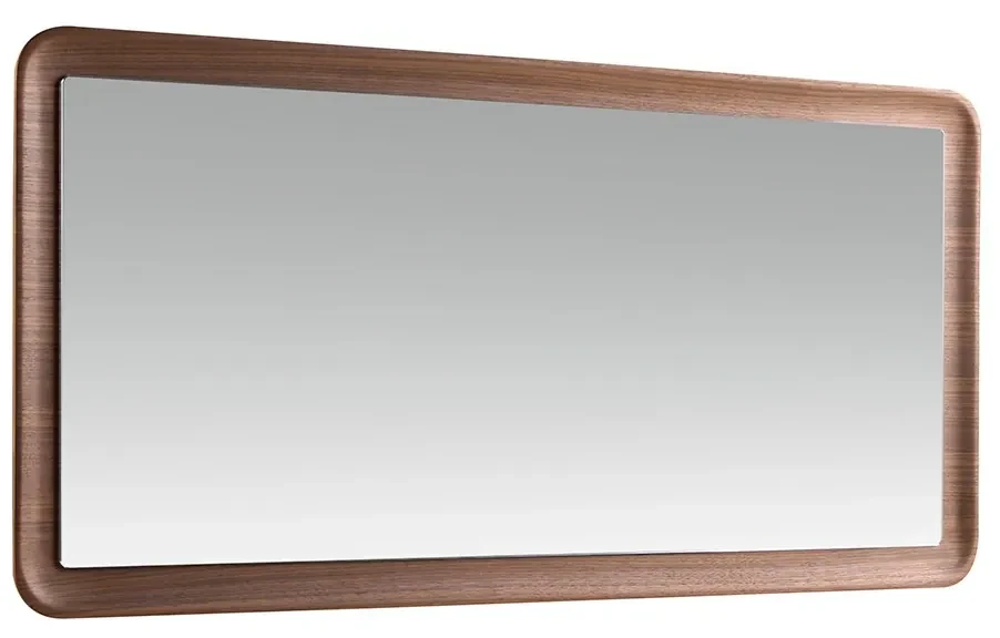 Oglinda decorativa design LUX Rectangular Walnut
