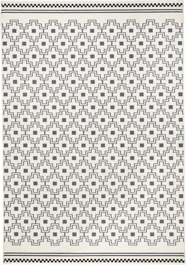 Covor Hanse Home Cubic, 140 x 200 cm, negru - alb