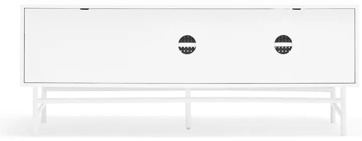 Masă TV albă 140x52 cm Punto - Teulat
