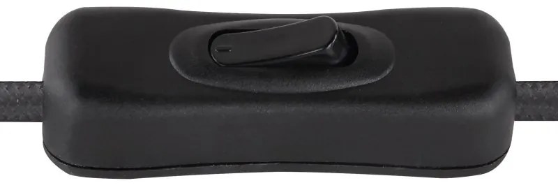 Aplica LED de perete design modern ILLA negru, maro