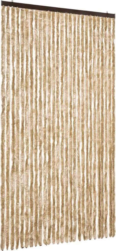 vidaXL Perdea pentru insecte, bej, 118 x 220 cm, Chenille