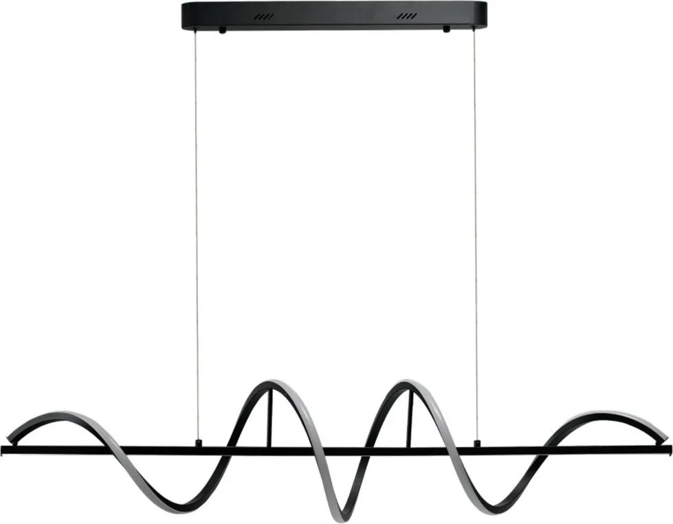 Lustra LED suspendata design modern MEMPHIS negru 3-STEP DIMM