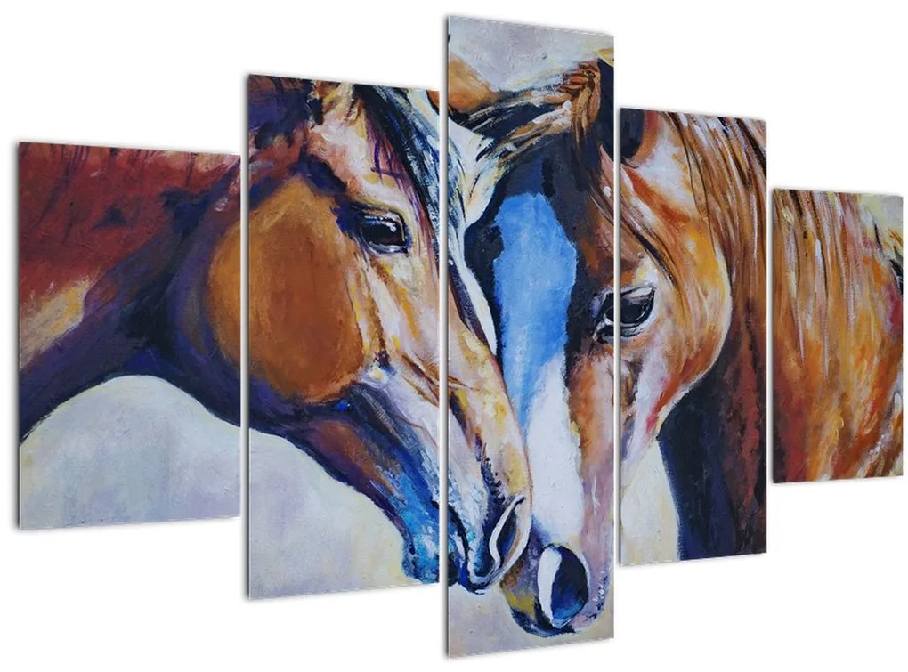 Tablou - Caii îndrăgostiți (150x105 cm)