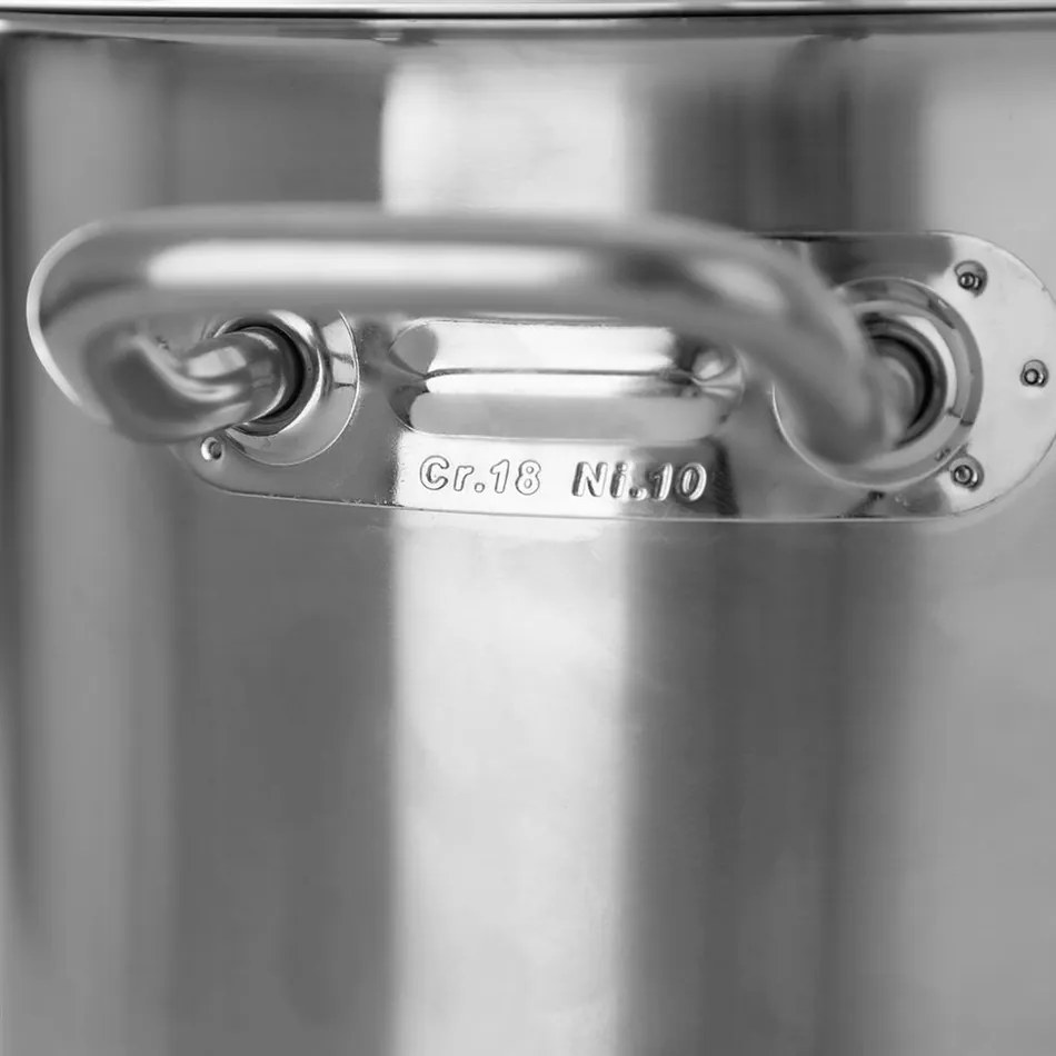 Oală cu capac inox Orion STOCK, 4,5 l