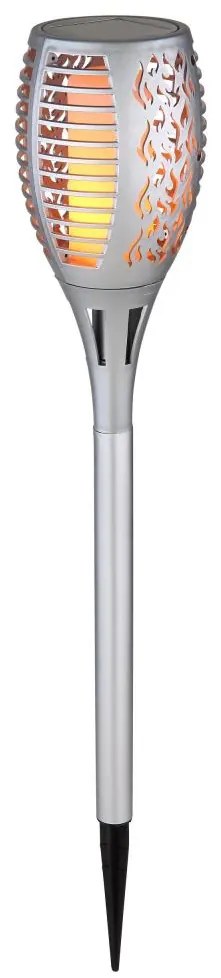 Corp de iluminat LED solar Globo 33077S SOLAR LED/3,6W/3V 1800K IP44 crom