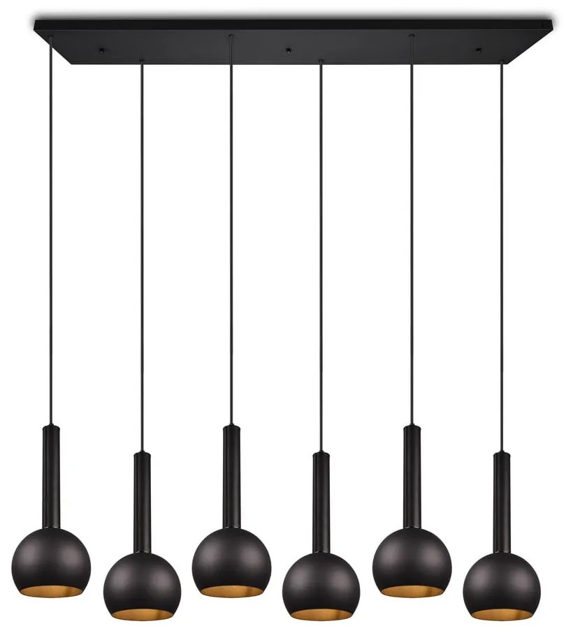 Lustră neagră Ciliana – CINQUE