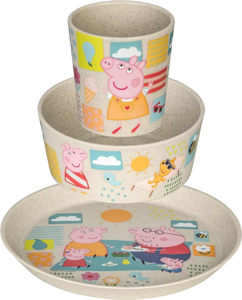 Set cina copii CONNECT PEPPA PIG, bio, CAPRA