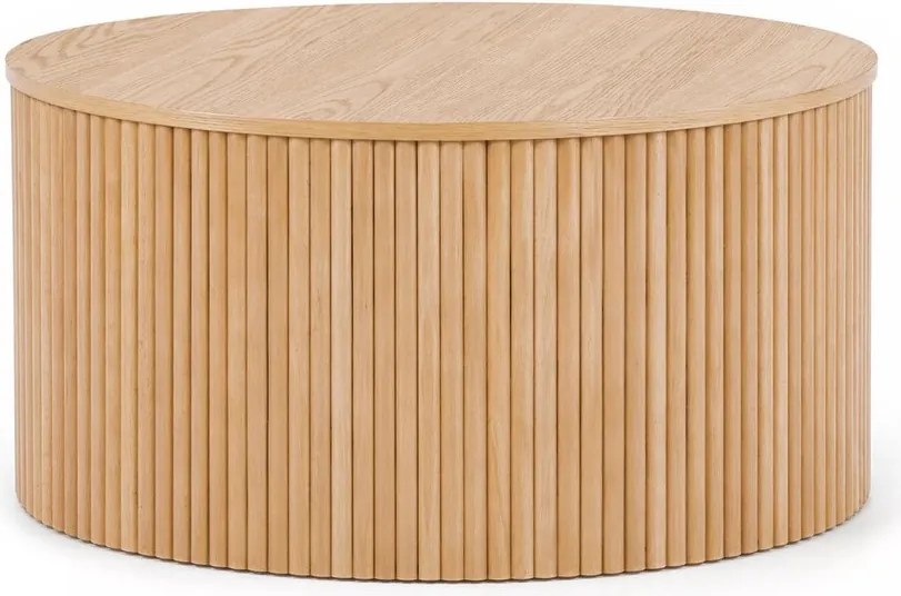 Măsuță de cafea rotundă Tamis 80 cm - natur