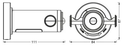 Ledvance - Suport perete baie cu LED IP44, 3xAAA