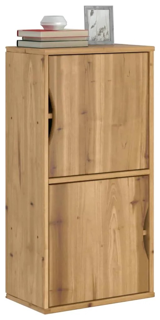 vidaXL Dulap lateral „ODDA” 40x24x79 cm din lemn masiv de pin