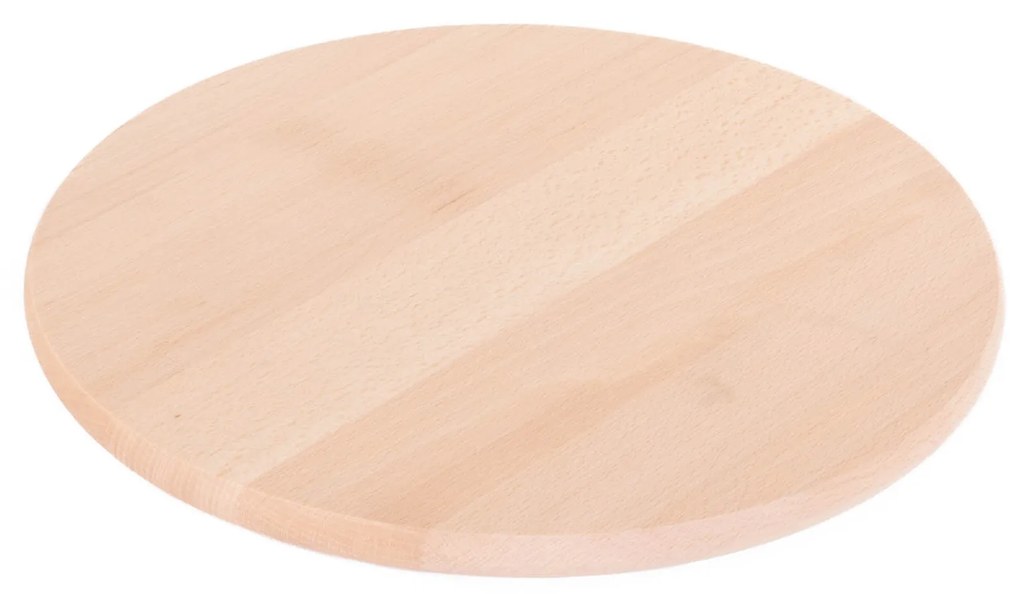 Tavă rotativă pentru servire, lemn de fag, Ø 35 cm