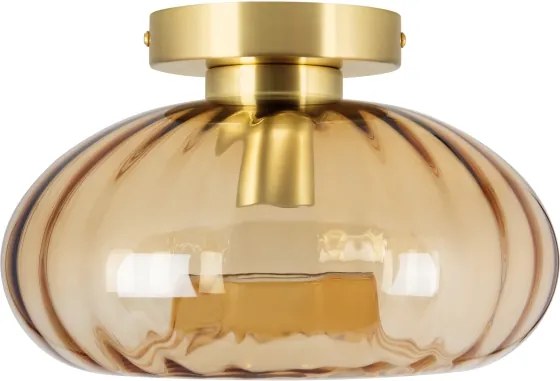 Osram - Plafonieră GOLD GLASS 1xE27/12W/230V diametru 28 cm auriu/fumuriu
