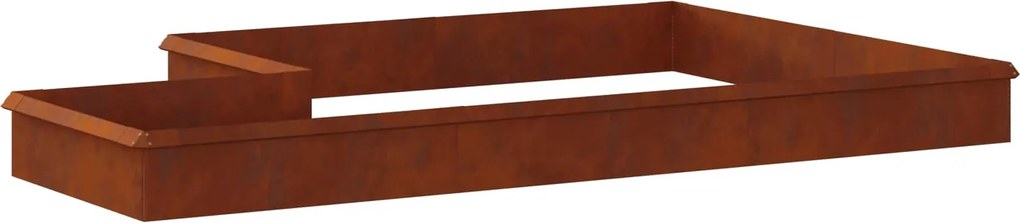 vidaXL Garduri pentru melci 16 pcs Ruginit