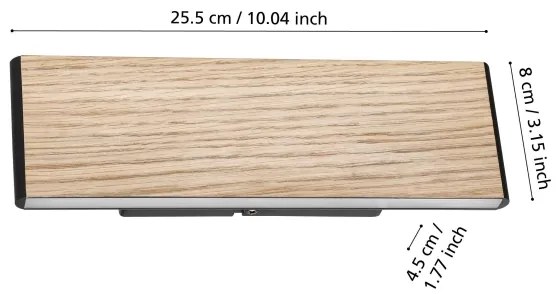 Aplică LED Eglo 390127 CLIMENE 2xLED/4,2W/230V 3000K maro