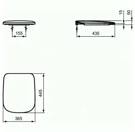 Capac wc Ideal Standard Esedra softclose