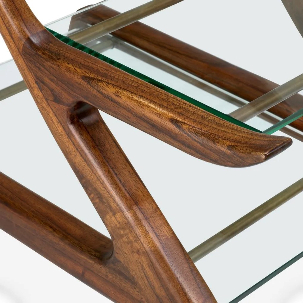 Gheridon, Masuta cu roti design LUX Manzo