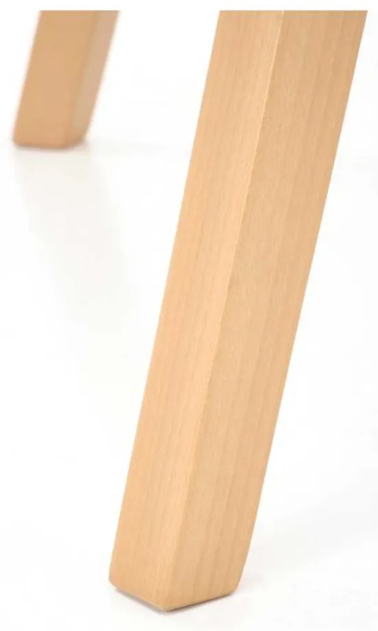 Masă de bucătărie Ruben, crem / fag