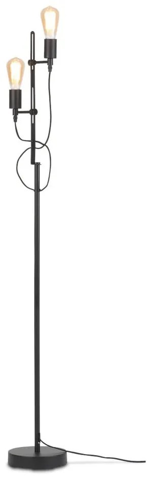 Lampadar negru cu abajur din metal (înălțime 152 cm) Seattle – it's about RoMi