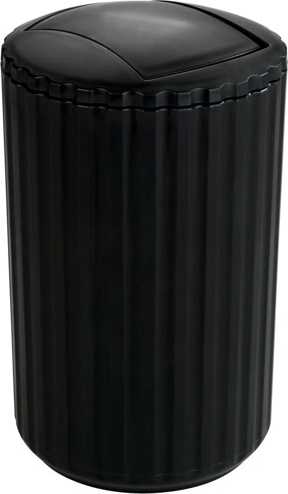 Coș de gunoi pentru baie, Swing Bin Allstar, culoare neagră, 3l