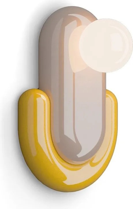 Aplica din ceramica design italian realizata manual Eclair