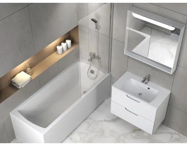 Ravak CC51000000 - Cadă CLASSIC 170x70 cm acrilică/albă