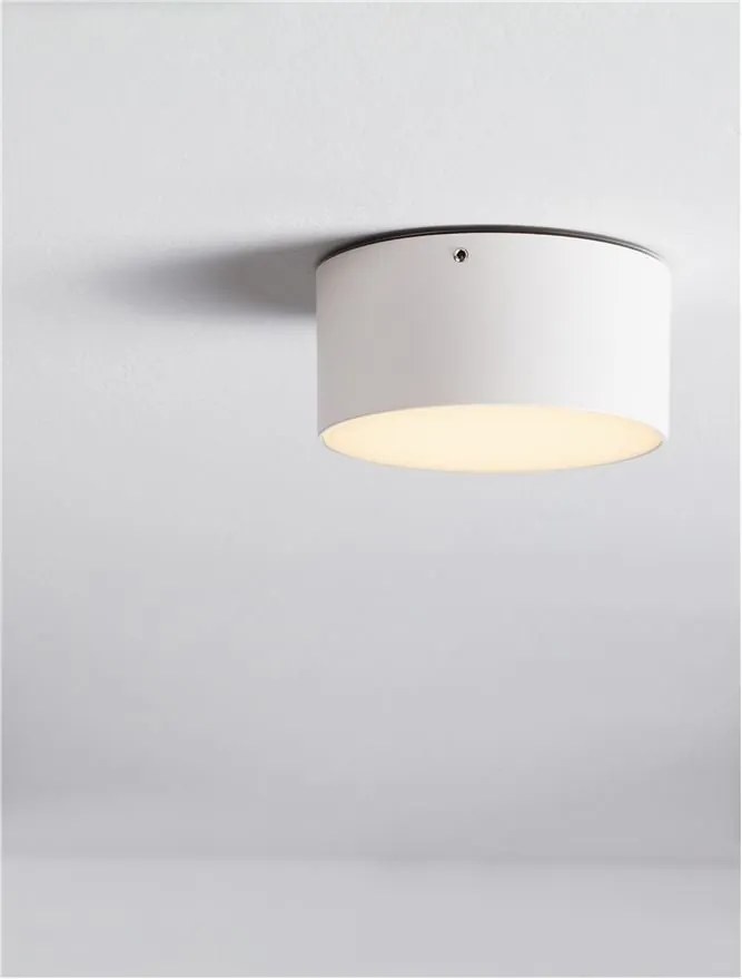 Plafoniera LED pentru iluminat exterior IP65 JUDI D-12cm alb