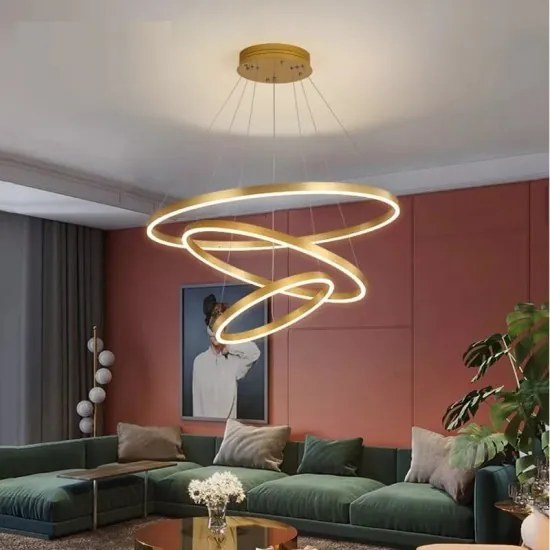 Lustra LED Cu Telecomanda, Elit's EsnF203-3, 98 w