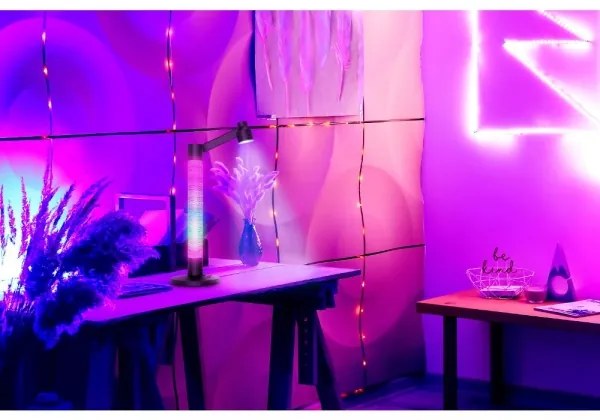 Lampă LED RGBW dimabilă de masă Retlux LED/10W/5V 2700-6000K Wi-Fi Tuya + telecomandă