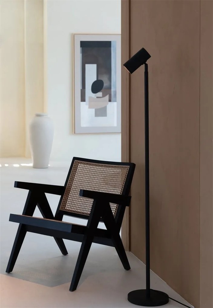 Lampa de podea Eco din Bambus Java GU10, negru