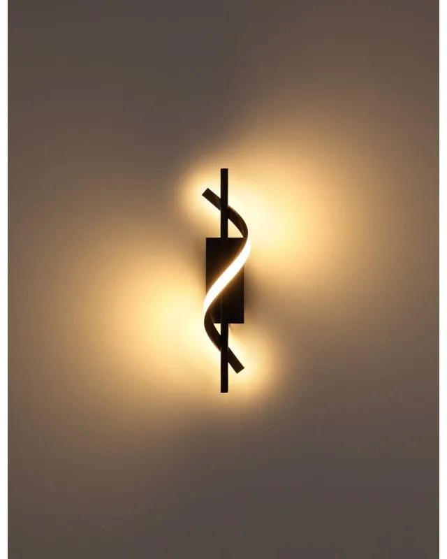 Aplica LED aluminiu cu efect de lemn WATKINS