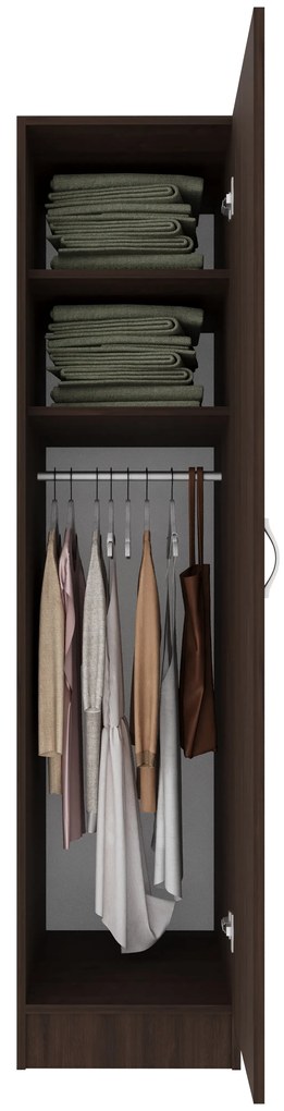Dulap Remi, O Usa, Stejar Bronz, 40 x 51 x 170 cm